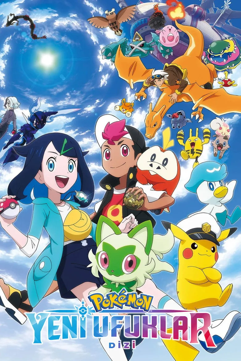 постер Pokémon Yeni Ufuklar: Dizi
