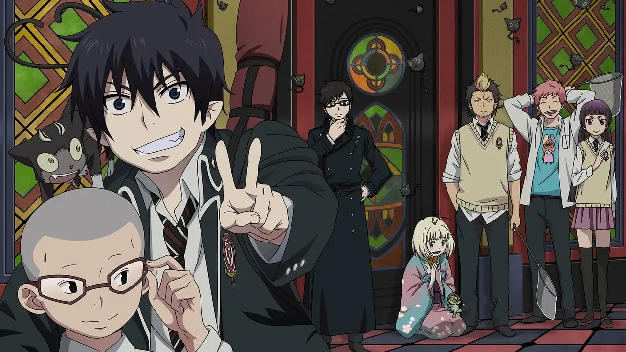 خلفية لـ Blue Exorcist