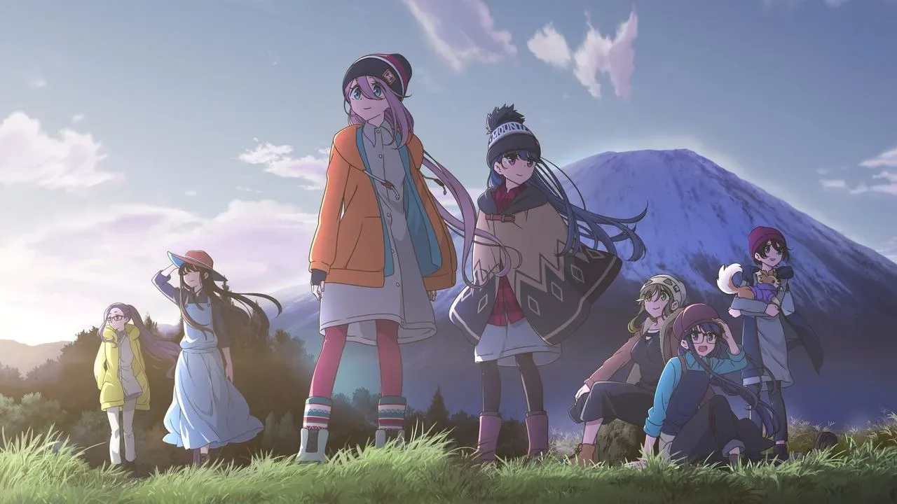 خلفية لـ Laid-Back Camp