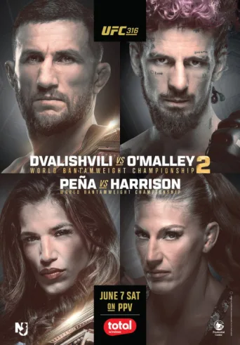 Póster de UFC 316: Dvalishvili vs. O'Malley 2
