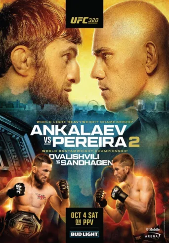 ملصق UFC 320: Ankalaev vs. Pereira 2