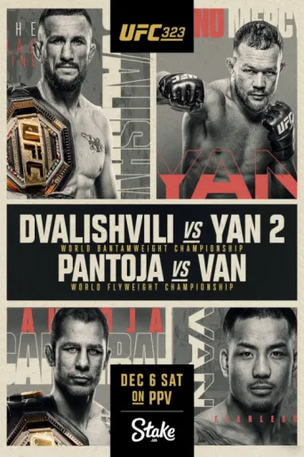 UFC 323: Dvalishvili vs. Yan 2 afişi