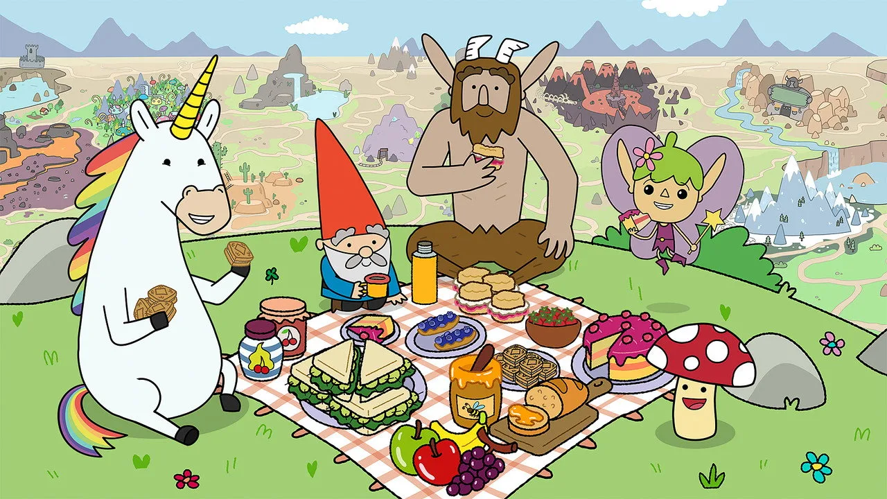خلفية لـ Super Happy Magic Forest