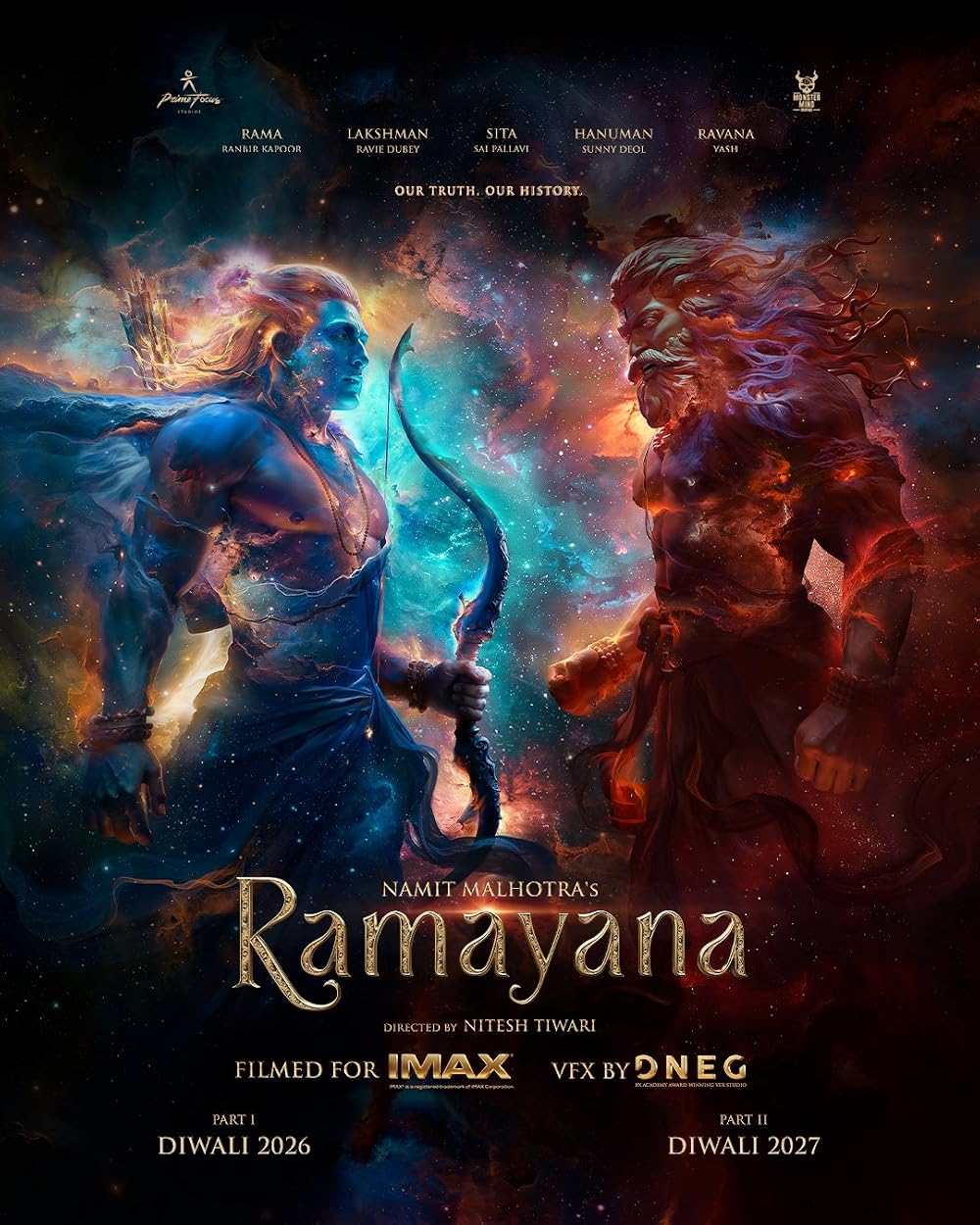 Ramayana’dan ilk tam fragman: Rama ile Ravana’nın büyük savaşı başlıyor